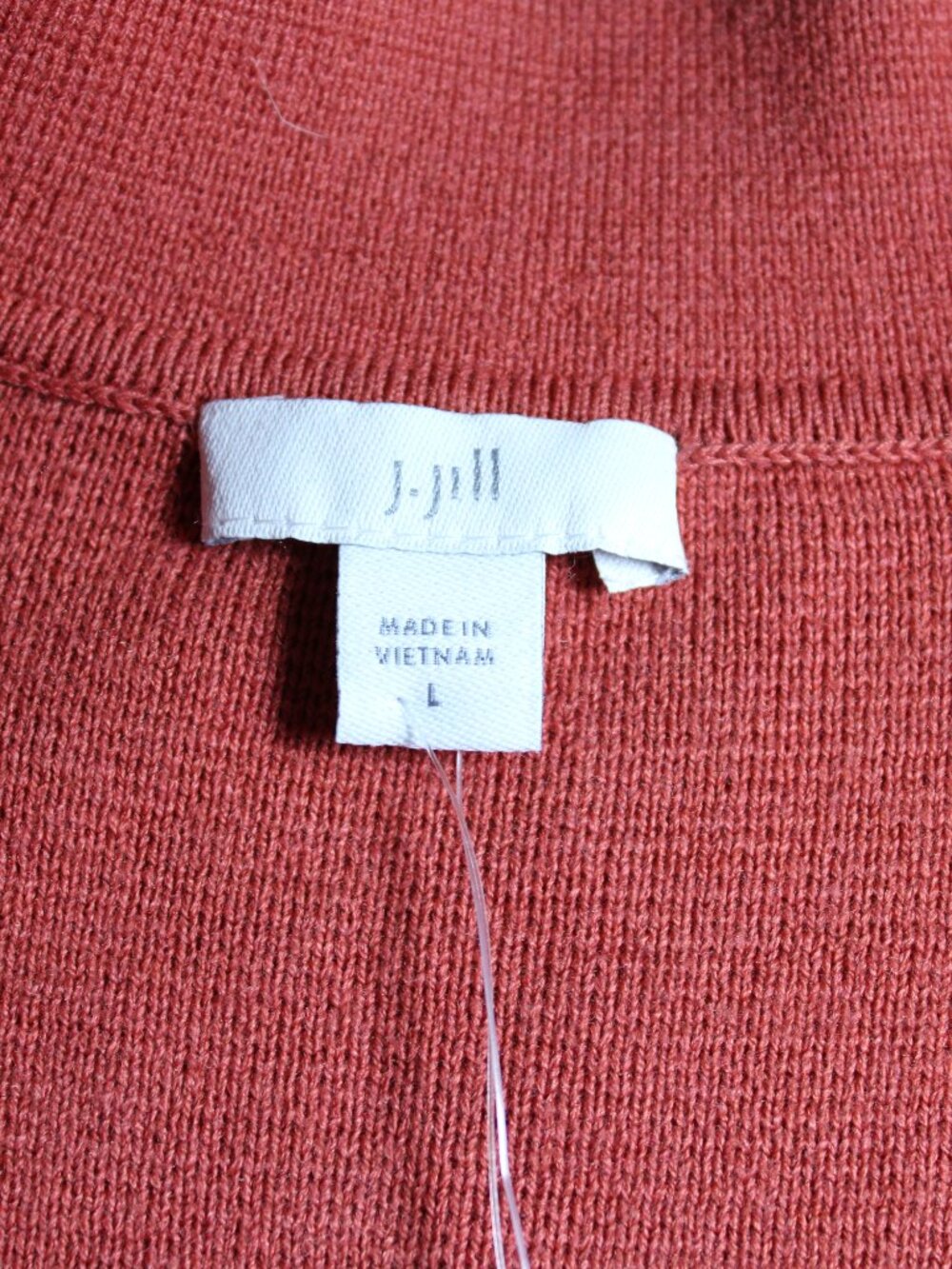 NWT J.Jill Cinnabar Colored Button-Front Closure Blazer Cardigan - Picture 8 of 14